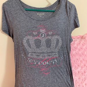 Heather gray Juicy Couture top